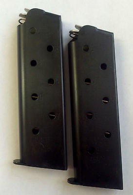 Colt 1911 45acp 8 RD Round Magazines/Clips (Mag/Clip) Blued Steel 