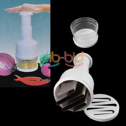 Pressing Vegetable Onion Garlic Food Chopper Cutter Slicer Peeler 