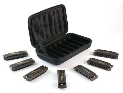 Newly listed Hohner Piedmont Blues 7 Harmonica Pack with Case