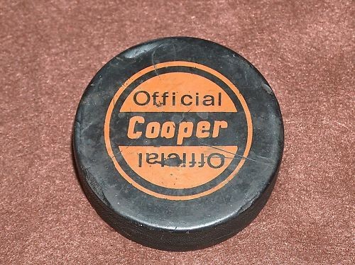 Vintage Official Cooper Czechoslovakia Hockey Puck