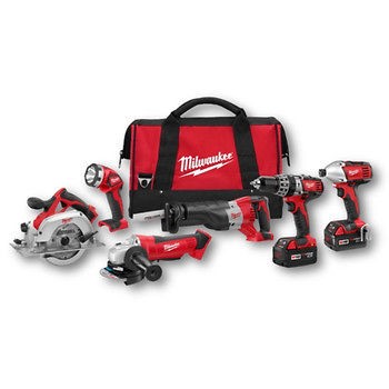 Milwaukee 18V Cordless M18 Lithium Ion 6 Tool Combo Kit 2696 26 NEW