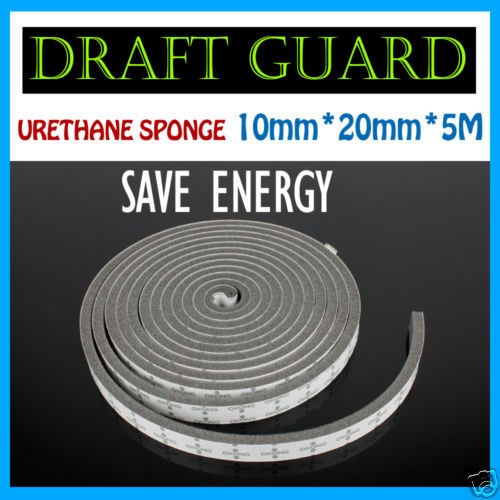 Door & Window Draft Stopper Guard Wind Stopper 5M