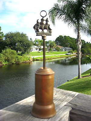 Vintage Copper & Brass Covered Fireplace Brush The Victory Brass 