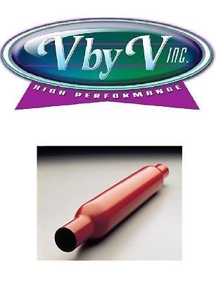 Thrush 24202 Glasspack Muffler Steel Powder Coated Red