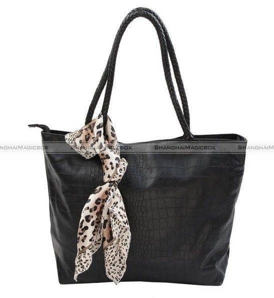   Casual Vintage Crocodile Pattern Tote Handbag Shoulder Bag WBG1016