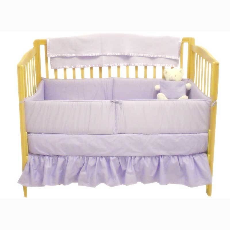   Baby Girl Purple Nursery Comforter Crib Bedding Set Collection