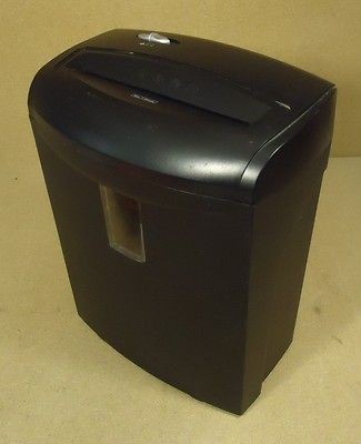 Paper Shredder 15 1/2in x 12in x 7in Black Plastic Metal