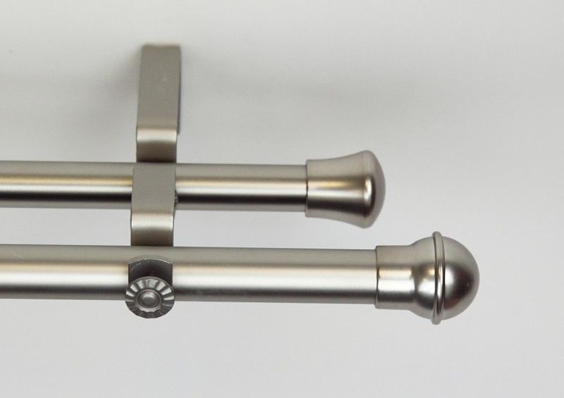double curtain rod in Curtain Rods & Finials