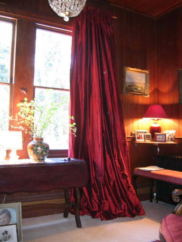 Fully Custom made Silk Curtains, Dupioni Silk Drapes,