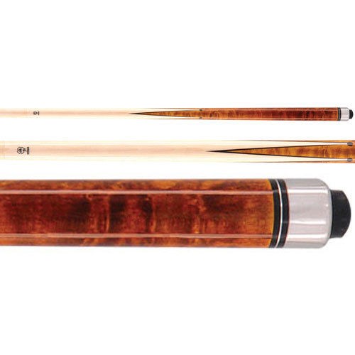 McDermott Pool Cue   Star S1 Hustler Cue Stick   Brown   w/FREE Case