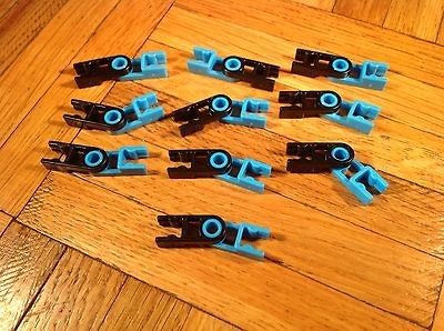   PIECES10 PAIR (20 PCS) BLUE/BLACK 2 WAY CONNECTOR HINGES LOT