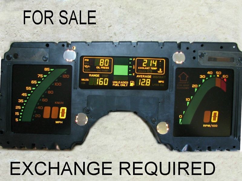   REBUILT 1986 C4 CORVETTE DIGITAL SPEEDOMETER GAUGE DASH CLUSTER PANEL