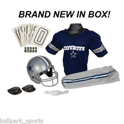 DALLAS COWBOYS (YOUTH) HELMET & UNIFORM SET (S)