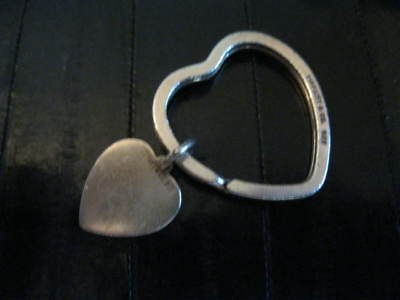 Tiffany Heart Sterling Silver Keyring