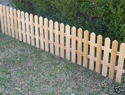   FT NEW CEDAR WOOD FENCE DECORATIVE GARDEN FENCING NEARLY 2 FEET TALL