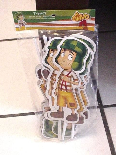 El Chavo Del Ocho 8 Party Supplies DecorativeTopp​ers X 8