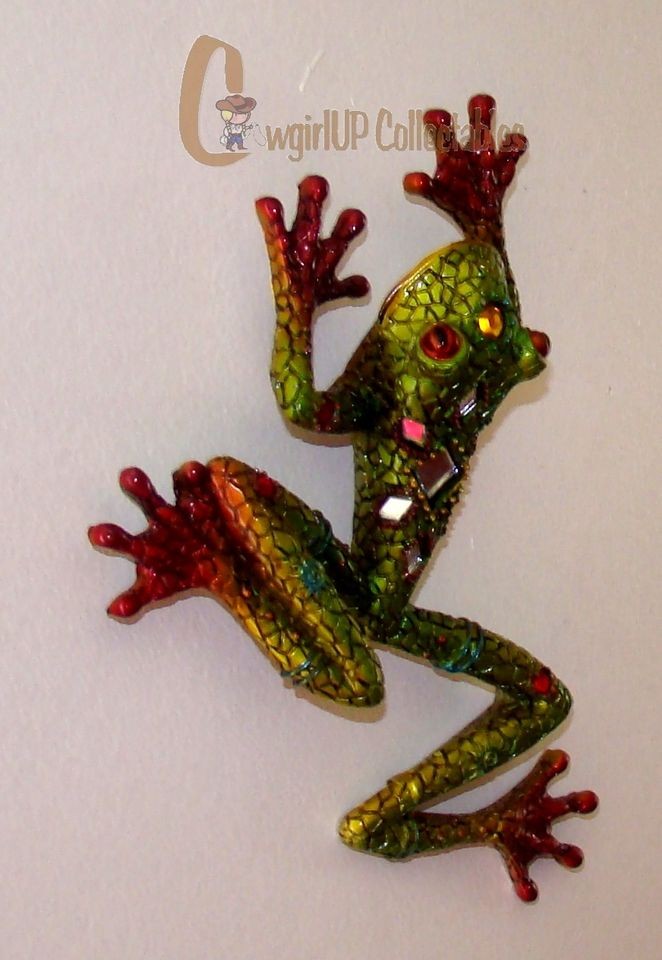 371   Mosaic Rainforest FROG Wall Decor