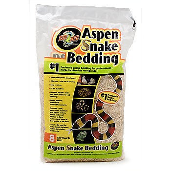 Zoo Med ASPEN SNAKE Bedding 8qt Reptile Habitat Snake Lizard gecko 