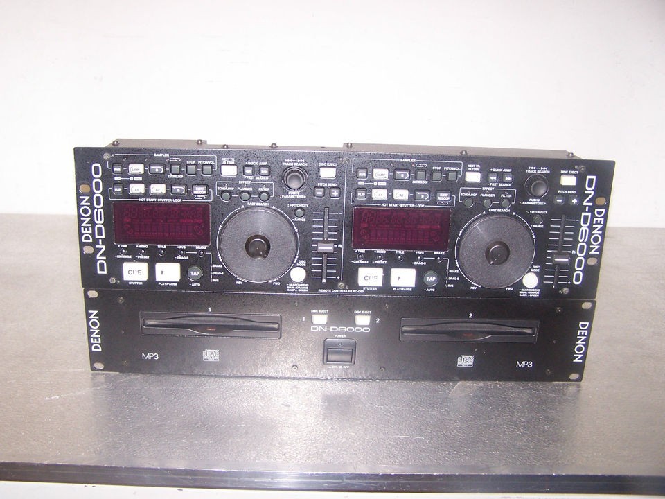 DENON DN D6000 DUAL CD PLAYER   GOOD WORKING CONDITION   CHEAP 