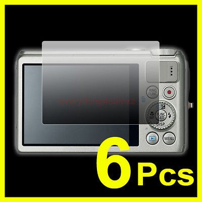 6Pcs For Canon PowerShot S100 Camera Clear LCD Screen Protector Guard 