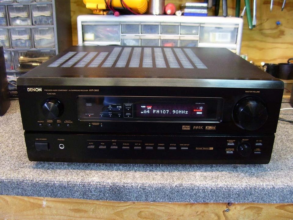 DENON AV SURROUND 7.1 RECEIVER MODEL AVR 3802   NICE