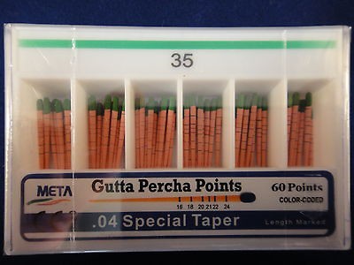 Dental Gutta Percha Endodontics   ProTaper .04 #35