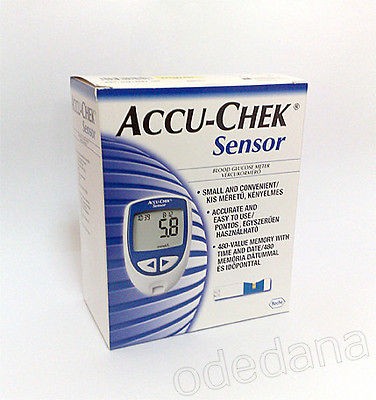 Accu chek Sensor Comfort Glucose Monitor Kit BNIB Glucometer Kit+ 