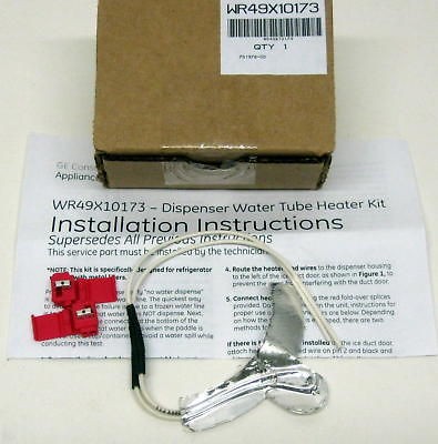 WR49X10173 Genuine GE Refrigerator Dispenser Water Tube Heater