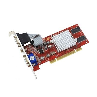 ATI Radeon 7000 64M PCI Video Card Low Profile 2xVGA TV