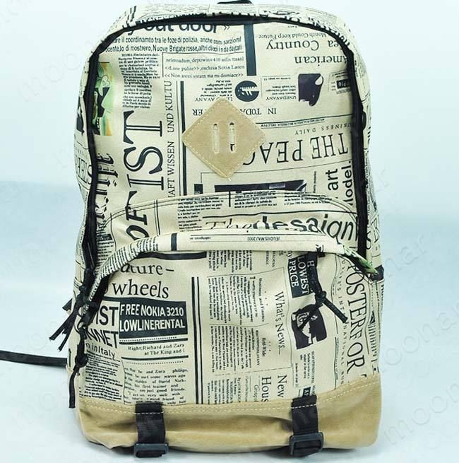   /Retro Men/Women Canvas Backpack Travel Book Schoolbag Rucksack Climb