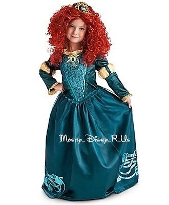  Exclusive Brave Princess Merida Adventure Girls Costume 