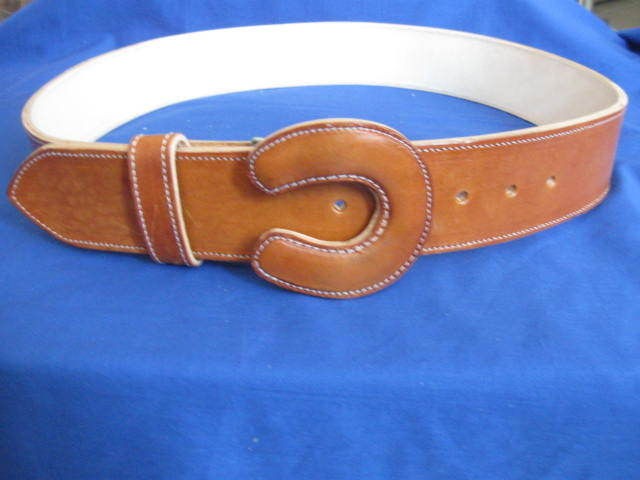 MEXICAN CHARRO SADDLE BELT WESTERN HORSE CINTO charro liso 