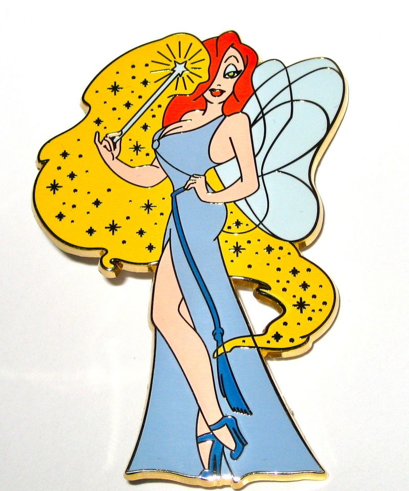 LE✿Disney Pin✿Jessica Rabbit✿Dressed as Blue Fairy✿Pinocchio 