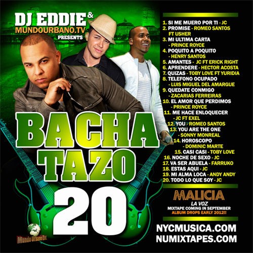 DJ Eddie Bachatazo 20 Full Bachata Songs Romeo Santos Usher Prince 