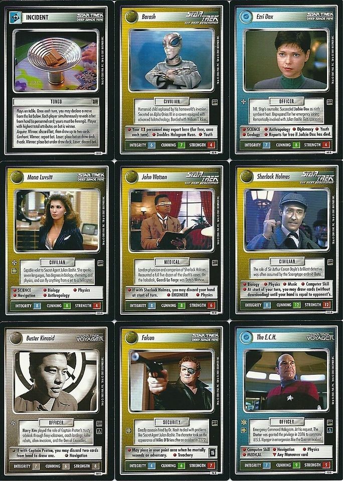 Star Trek CCG 1E Holodeck Adventures Choose Rare 1 92 (1 Of 2)