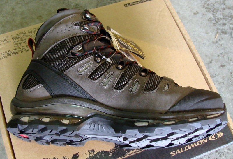 Salomon Mens QUEST 4D GTX   Autobahn/Black​/Flea   8