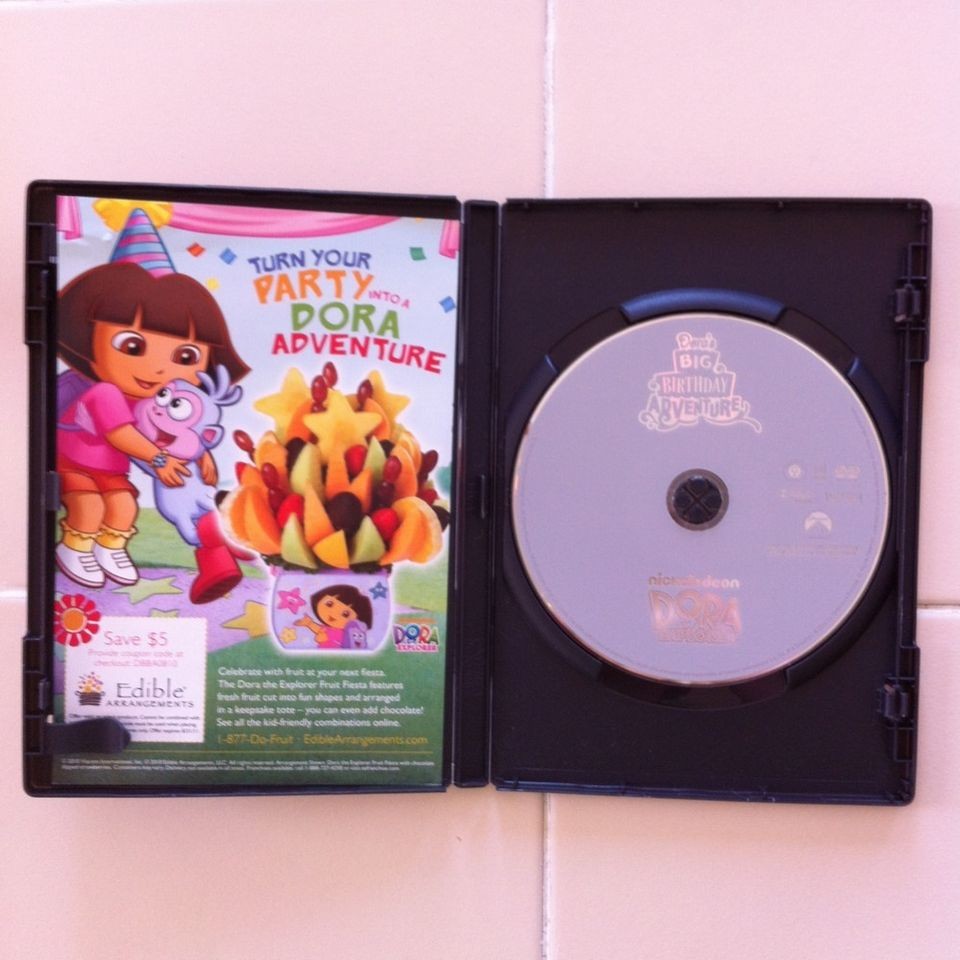 Dora the Explorer Doras Big Birthday Adventure (DVD, 2010, Pop Up 