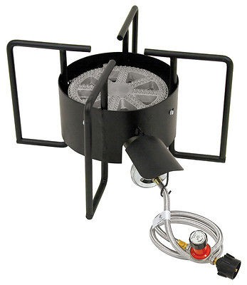   Heavy Duty High Pressure Propane Fryer Cooker Burner 30 PSI Banjo