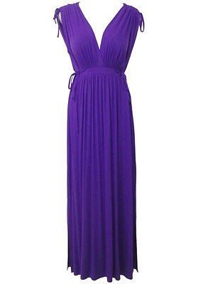 Bravissimo Pepperberry Purple Maxi Dress Size 12 UK EU 40 C   RC