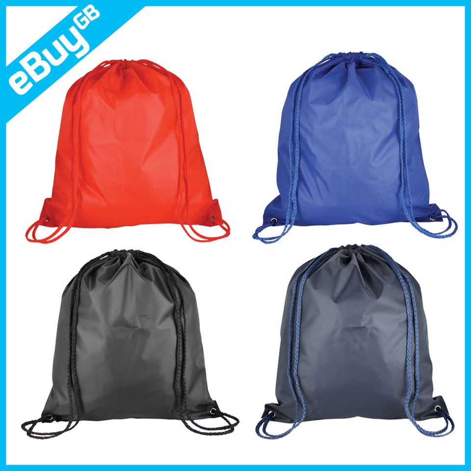 KIDS DRAWSTRING RUCKSACK FOR SCHOOL   BOOK & LUNCH BAG   GYM / SWIM 