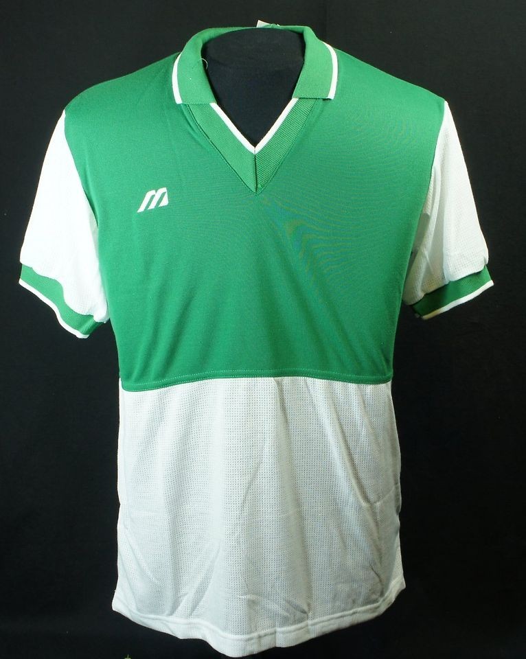 Vtg Mens M Mizuno Shirt Soccer Baseball Golf tennis Green NWT Intera 