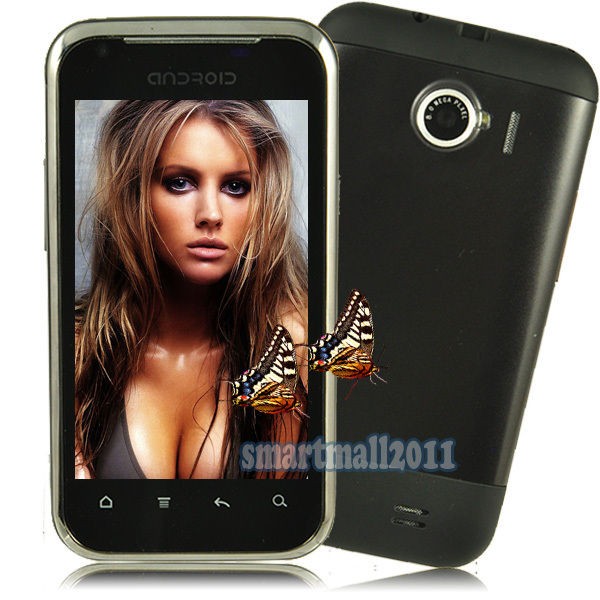   Capacitive Touch Screen Dual Sim smart Cell Phone 8MP Android4.0