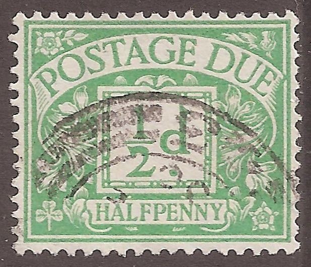 GREAT BRITAIN SC J9 USED POSTAGE DUE SG D10