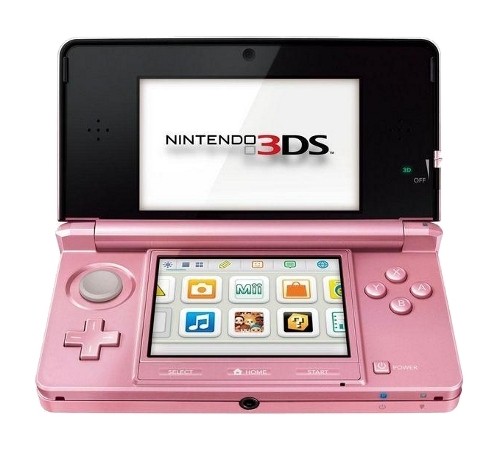 Nintendo 3DS Pearl Pink Handheld System (NTSC)