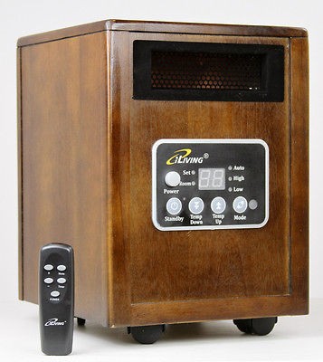   Infrared Space Quartz Heater 1500W by Dr Infrared Heater 2X more Heat