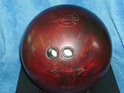 EBONITE GYRO I VINTAGE BOWLING BALL 16 LB RED / BLACK