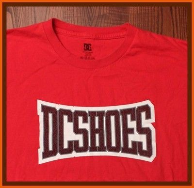 DC Shoes & Skateboard Clothing Rob Dyrdek Classic DC Logo Red XL T 