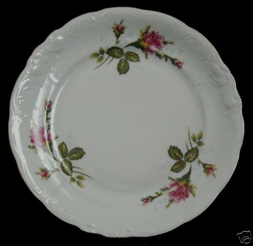 WAWEL WAV10 BREAD AND BUTTER PLATE ROSE DESIGN #5578