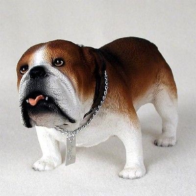 English Bulldog Statue Figurine Home Decor Yard Garden Dog Products 