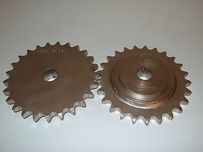 LOT OF 2 MARTIN 60 B25 SPROCKETS 25 MM CENTER 25 TEETH *NEW*